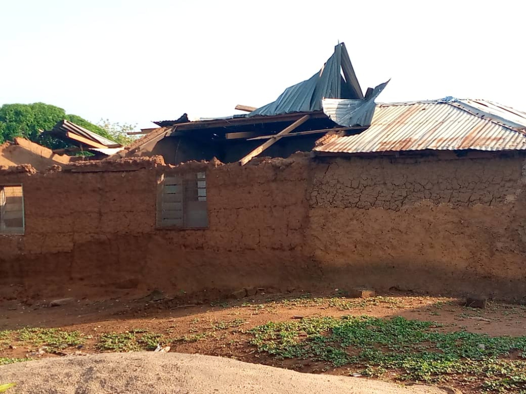 Many displaced after rainstorm in Damongo