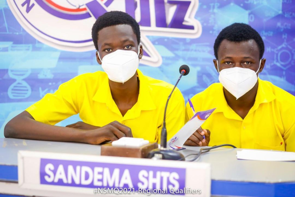 NSMQ 2021: 3-man Sandema SHTS team without supporters, books place in final U/E qualifiers