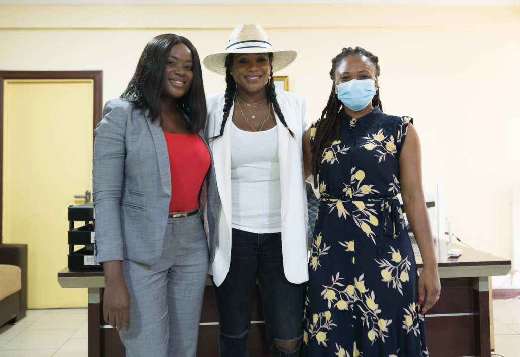 Celebrity stylist Tameka Raymond pays courtesy call on Deputy Tourism Minister-designate