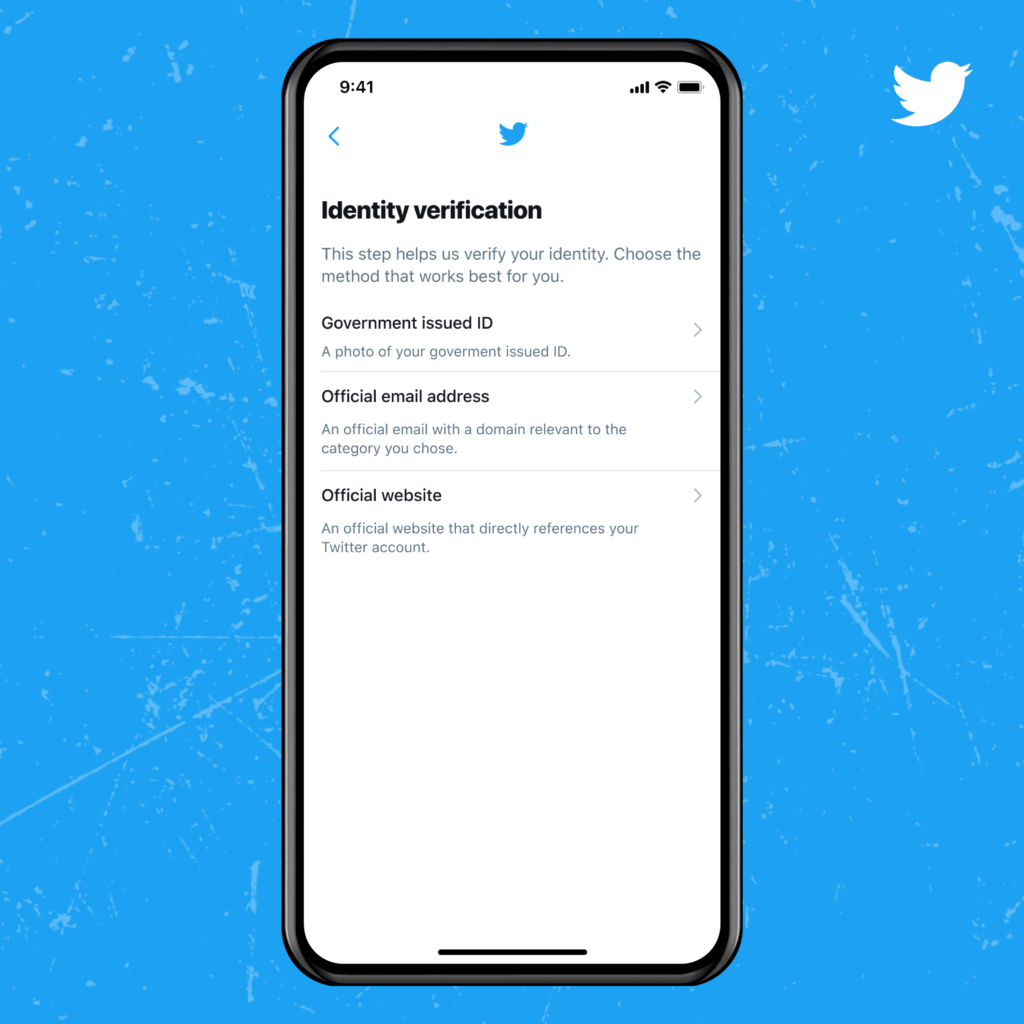 Twitter categorises users eligible for its new verification application process