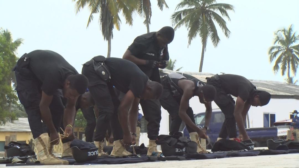 Over 200 police personnel deployed to enforce mining directives across Ghana