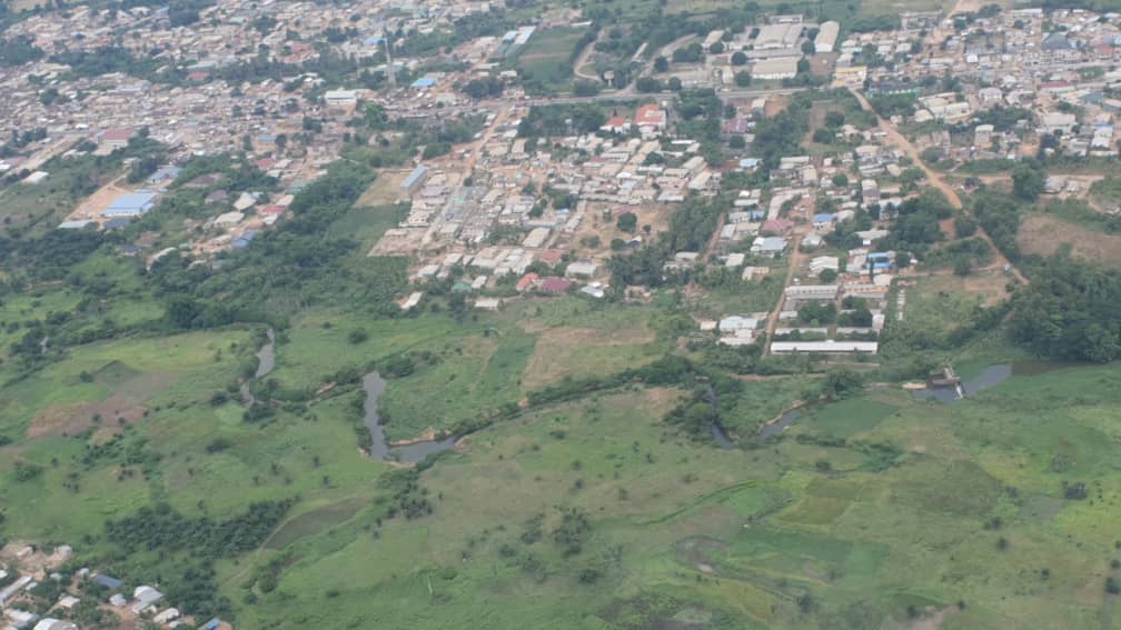 Lands Minister, Abu Jinapor embarks on aerial tour of River Pra