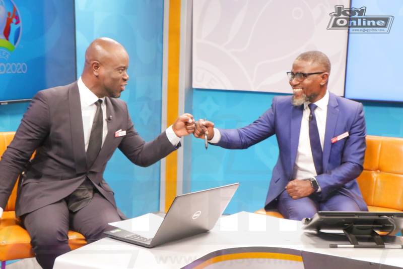 Photos: Stephen Appiah, Laryea Kingston look dapper on Joy Prime's #EurosOnMGL opening day