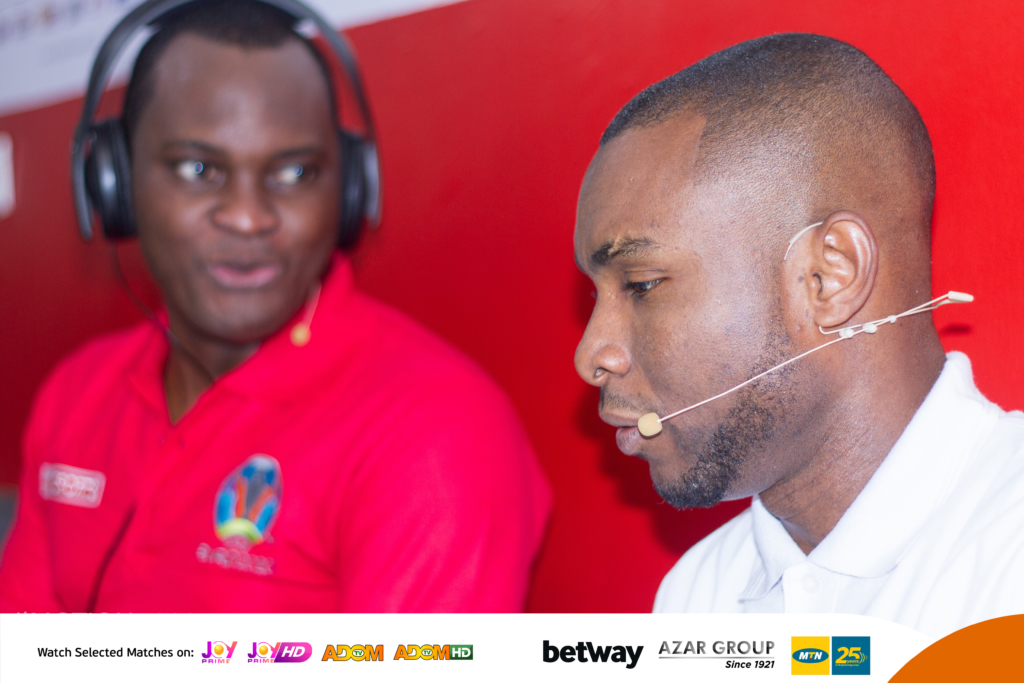 Behind the scenes: Stephen Appiah and Laryea Kingston when #EurosOnMGL cameras are off