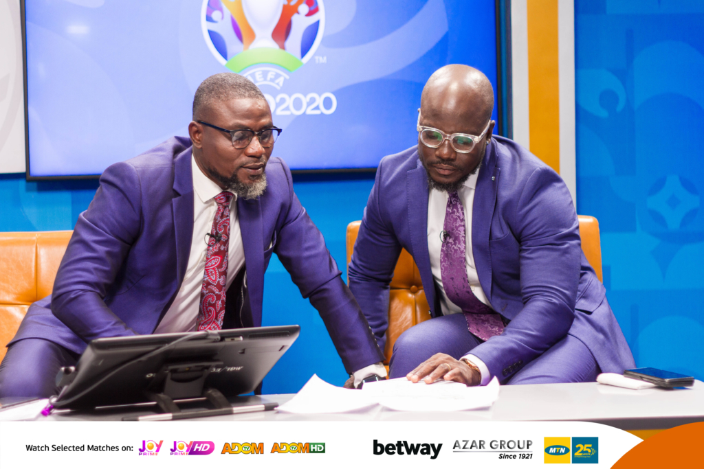 Behind the scenes: Stephen Appiah and Laryea Kingston when #EurosOnMGL cameras are off