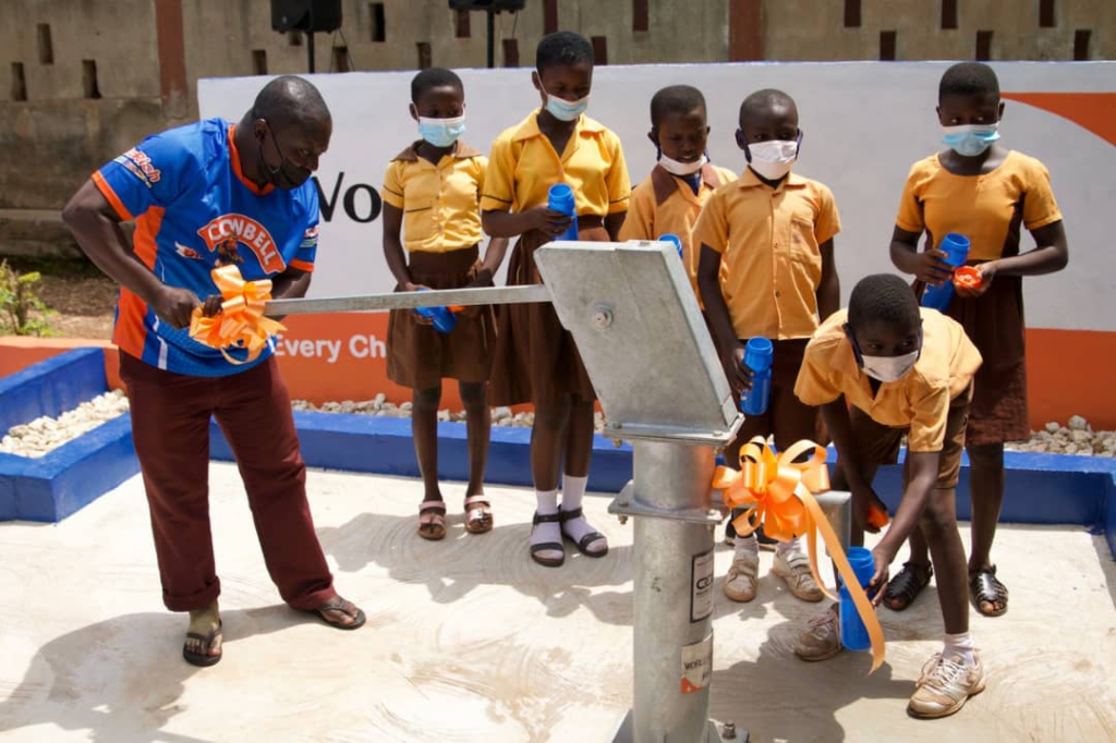 Cowbell commissions boreholes in Amoaman and Dankwakrom in Upper West Denkyira District