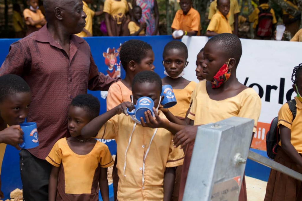 Cowbell commissions boreholes in Amoaman and Dankwakrom in Upper West Denkyira District