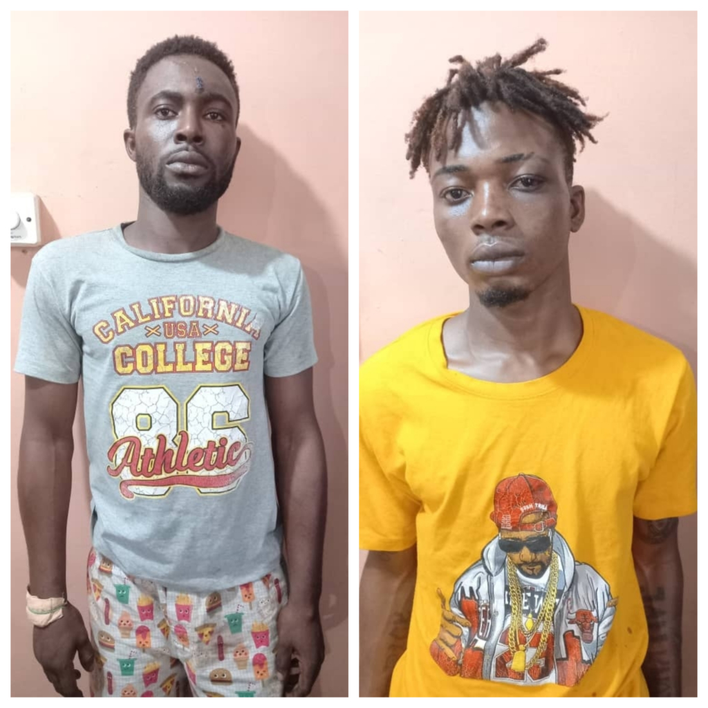 Two suspected robbers arrested at Dansoman