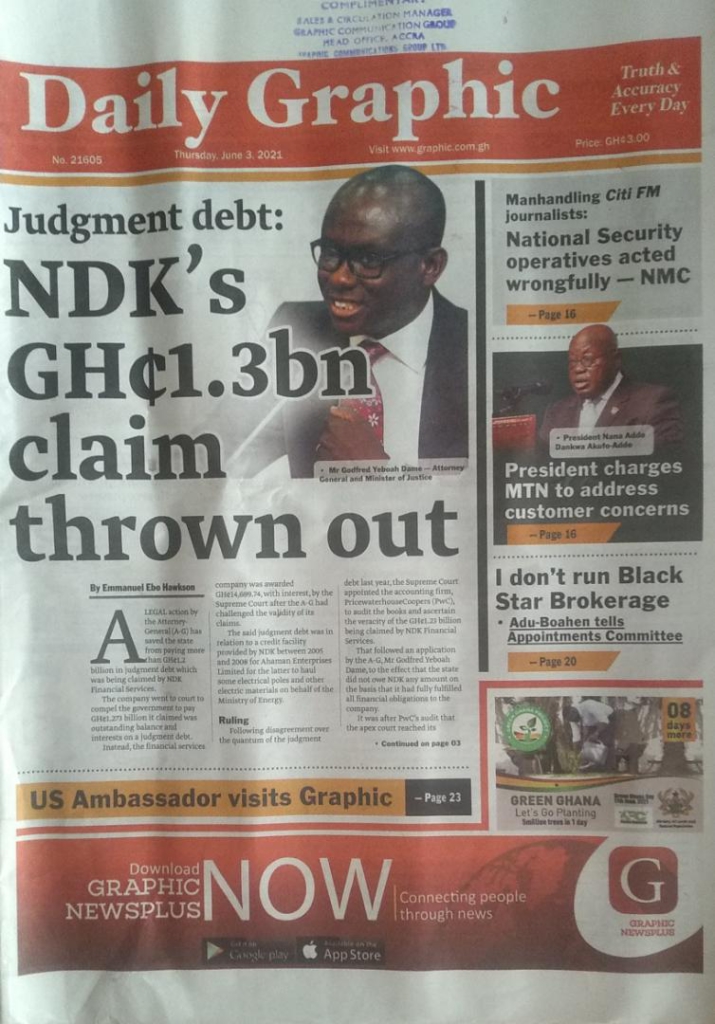 Today’s front pages: Thursday, June 3, 2021