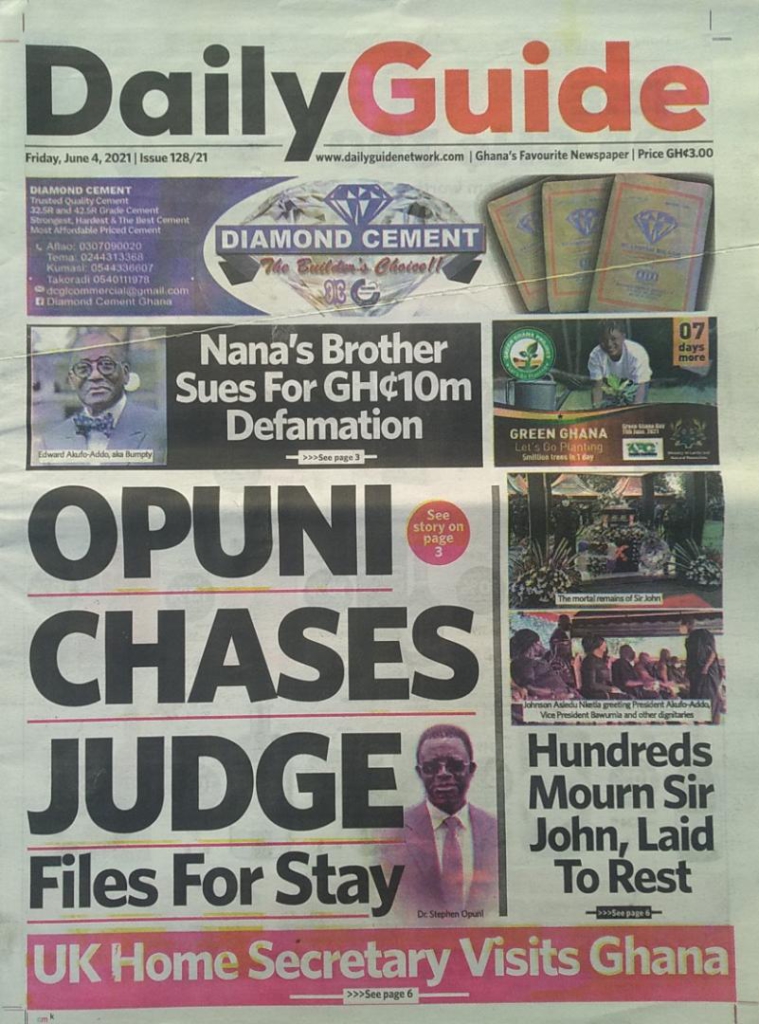 Today's front pages: Friday, June 4, 2021 Today's front pages: Friday, June 4, 2021