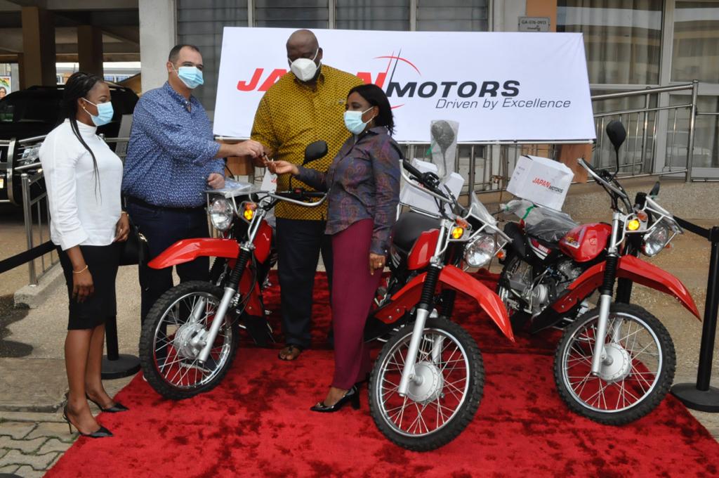 Japan Motors support ‘Let’s make Accra work’ campaign with Yamaha