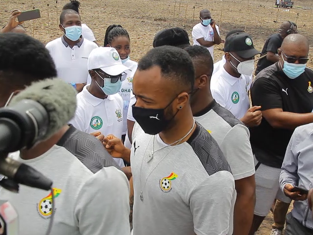 Black Stars join UCC, Forestry Commission to plant nearly 600,000 trees in Central Region
