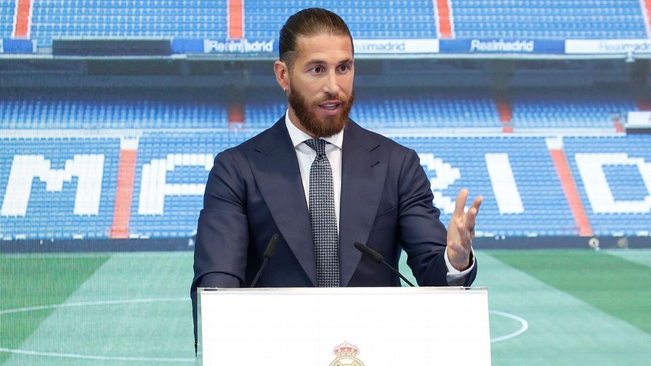 Sergio Ramos breaks down in tears as he bids farewell to Real Madrid after 16 years