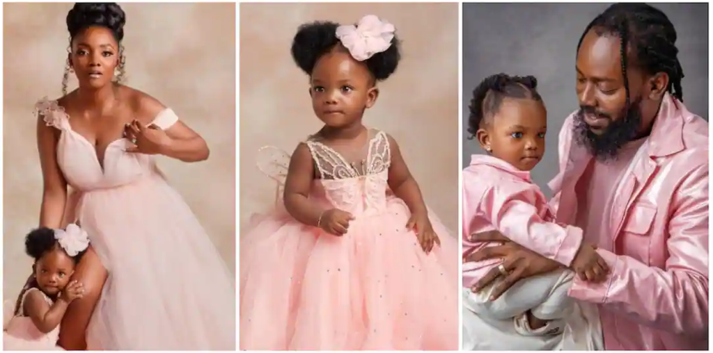 Simi, Adekunle Gold celebrate daughter’s first birthday, releases song dedicated to her