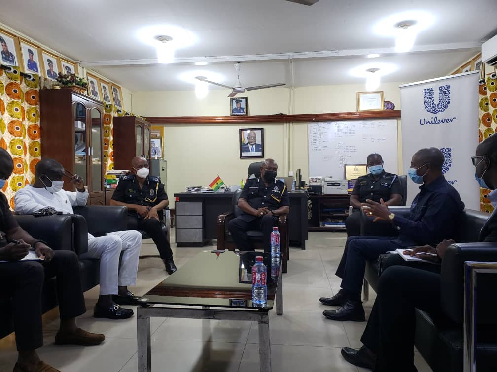 Unilever Ghana pays working visit to Tema Police Regional Command