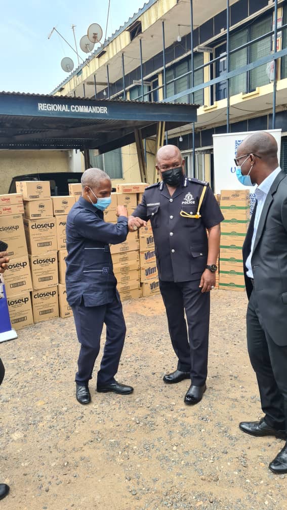 Unilever Ghana pays working visit to Tema Police Regional Command