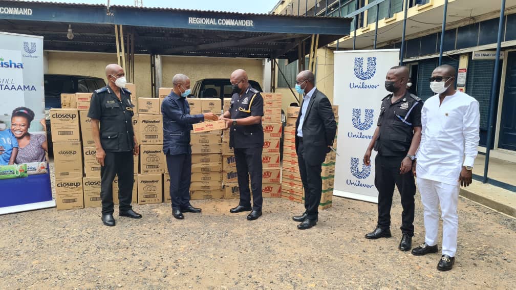 Unilever Ghana pays working visit to Tema Police Regional Command