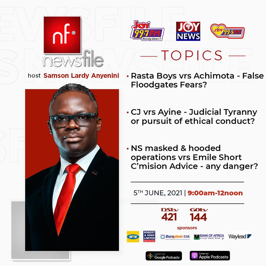 Playback: Newsfile discusses Achimota-Rastafarian brouhaha, CJ hauling Dominic Ayine before GLC