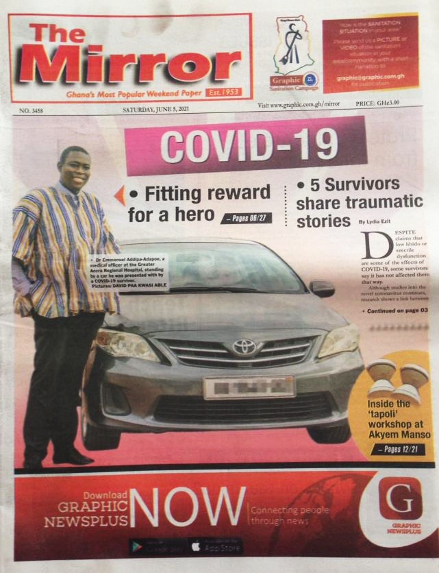 Today's front pages: Saturday, June 5, 2021