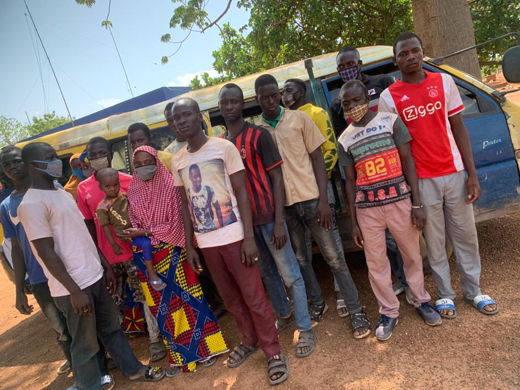 Burkina Faso nationals apprehended after illegally travelling to Ghana