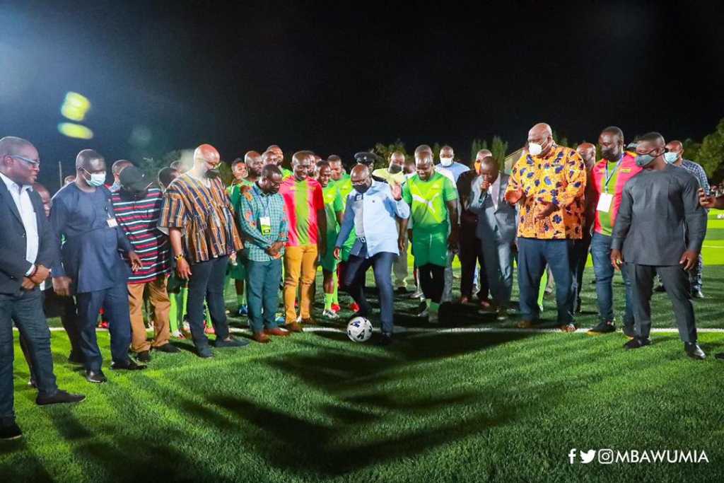 Bawumia commissions ultra-modern Adjiringanor astroturf Bawumia commissions ultra-modern Adjiringanor astroturf