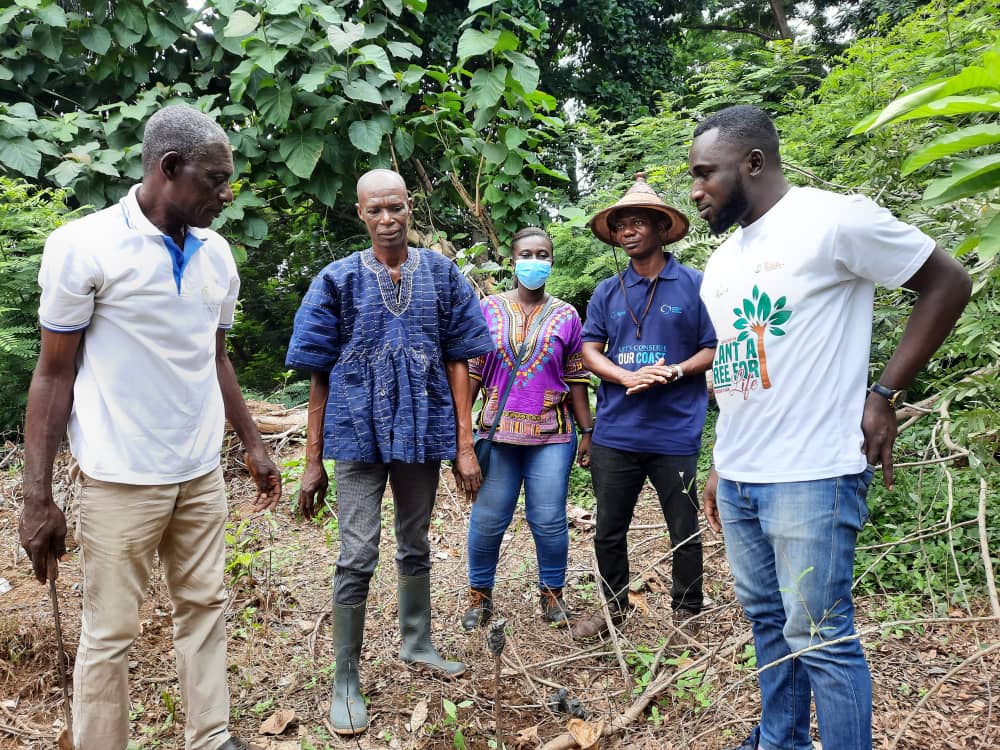 A Rocha Ghana, INEC, Water Resources Commission plant 2,000 trees at Lake Bosomtwe