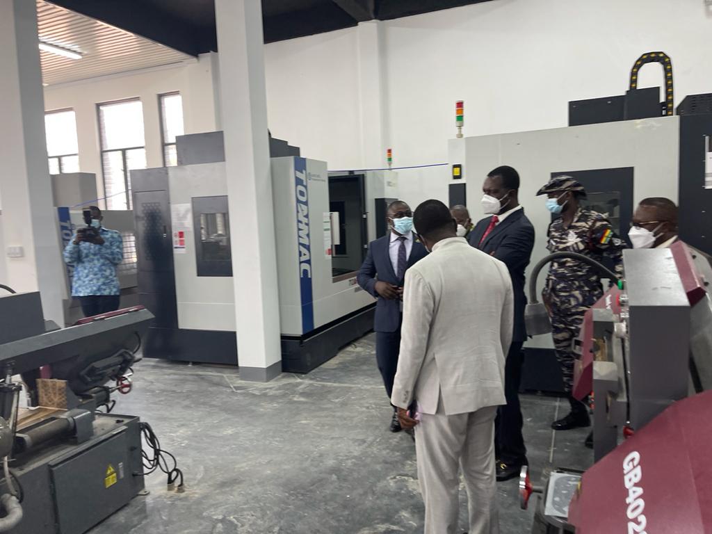 Minister for Education, Commission for TVET inspect project at CCTU