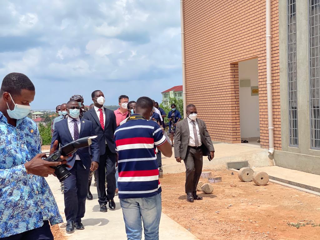 Minister for Education, Commission for TVET inspect project at CCTU