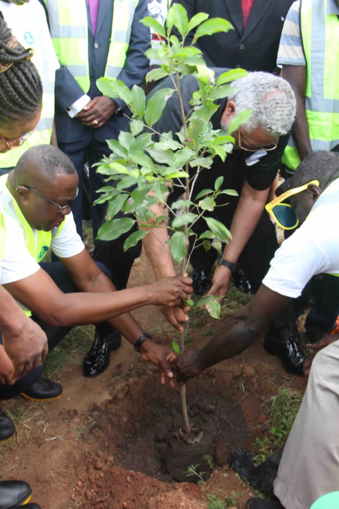 Rawlings Foundation, Achimota School and Forestry Commission plant trees to mark Rawlings' 74th birthday