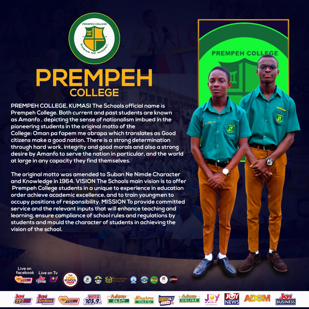 Luv FM High School Debate: Prempeh College and St. Monica's for the finals