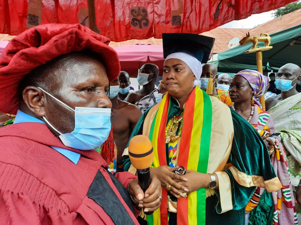Paramount Queen Mother of Dormaa awarded an Honorary Doctorate degree by the Alfred Nobel University of Ukraine Paramount Queen Mother of Dormaa awarded an Honorary Doctorate degree by the Alfred Nobel University of Ukraine