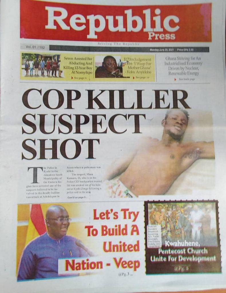 Today’s front pages: Monday, June 28, 2021 Today’s front pages: Monday, June 28, 2021