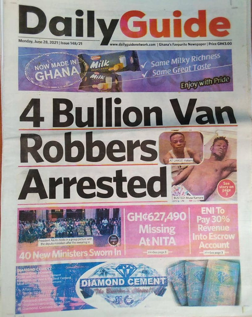 Today’s front pages: Monday, June 28, 2021 Today’s front pages: Monday, June 28, 2021