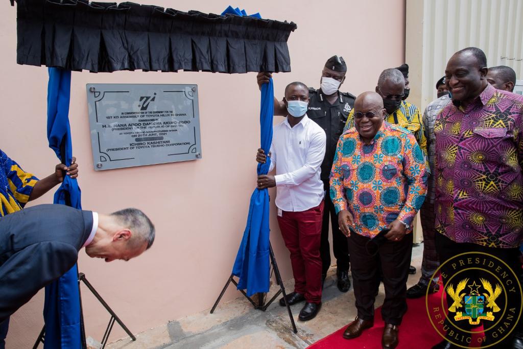 Akufo-Addo commissions Toyota and Suzuki Vehicle Assembly Plant