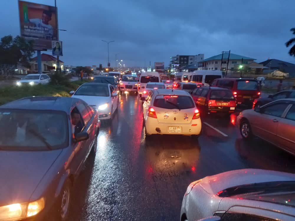 Parts of Accra flooded after 5-hour downpour