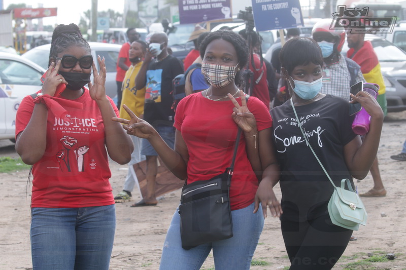 Photos : NDC marches for justice