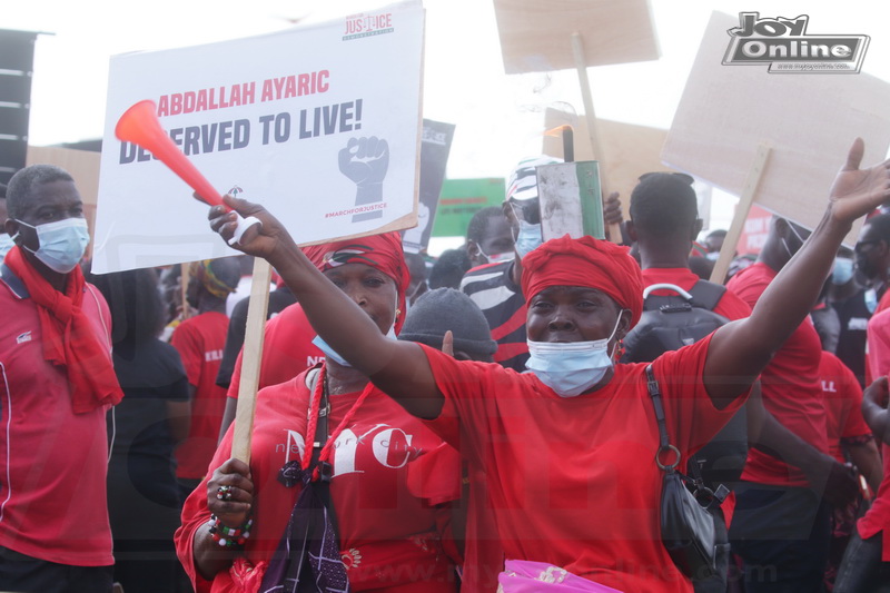 Photos : NDC marches for justice