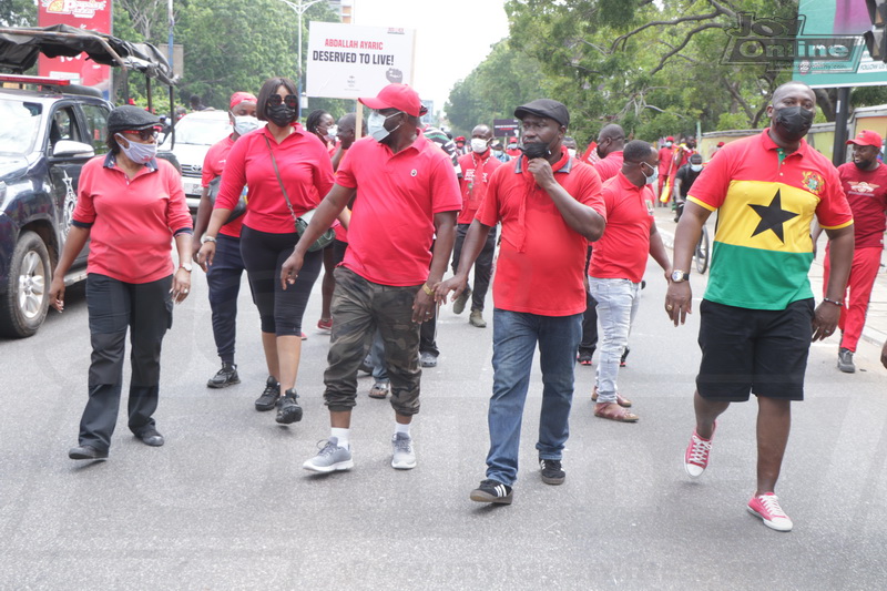 Photos : NDC marches for justice