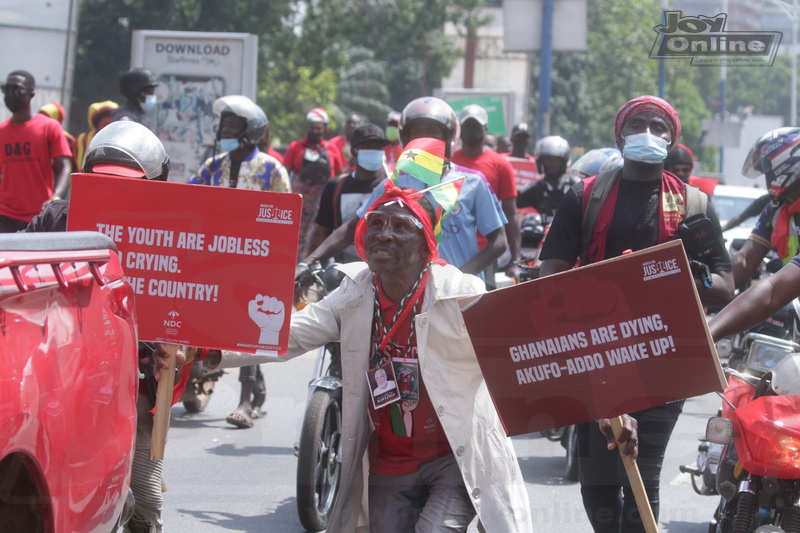 Photos : NDC marches for justice