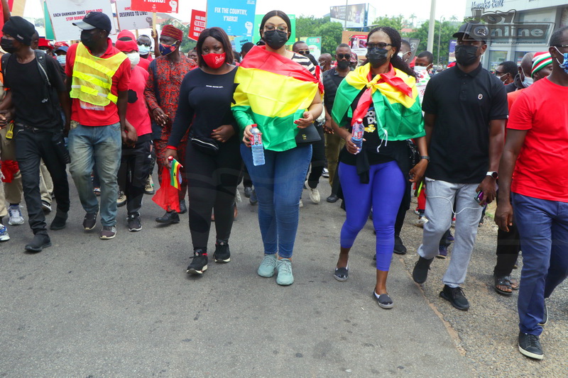 Photos : NDC marches for justice