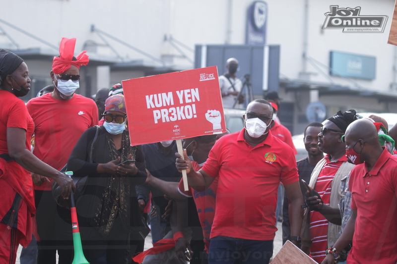 Photos : NDC marches for justice