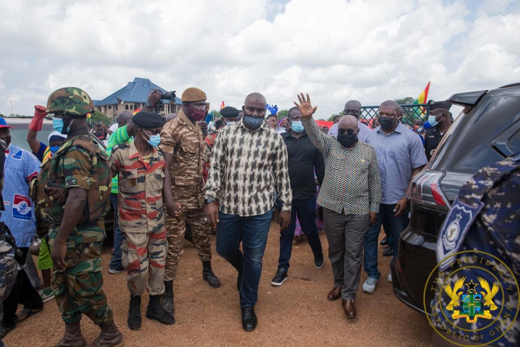 Akufo-Addo commissions Salaga Water Supply Project; Salaga astroturf pitch