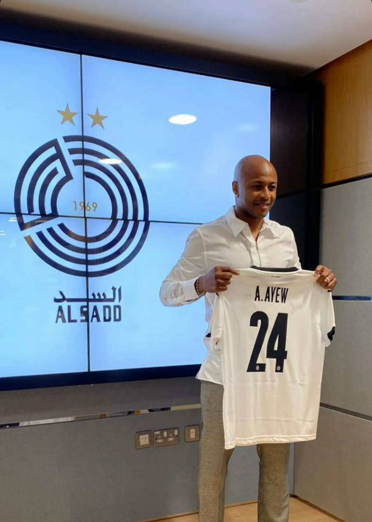 Al Sadd unveil Ghana captain Andre Ayew Al Sadd unveil Ghana captain Andre Ayew