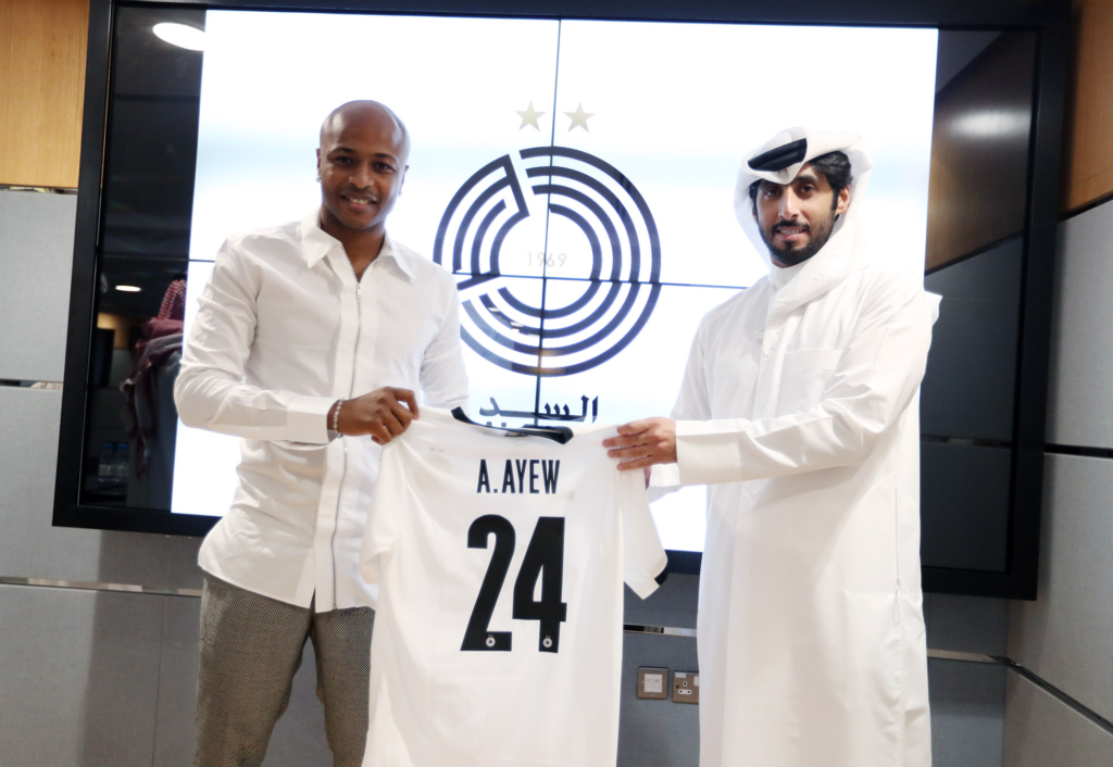 Al Sadd unveil Ghana captain Andre Ayew