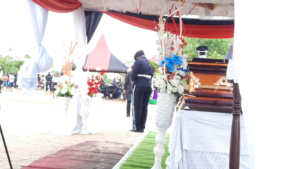 Photos: Police officer killed in Jamestown bullion van attack buried