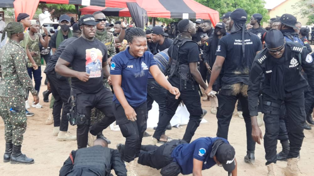 Photos: Police officer killed in Jamestown bullion van attack buried