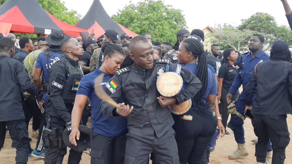 Photos: Police officer killed in Jamestown bullion van attack buried