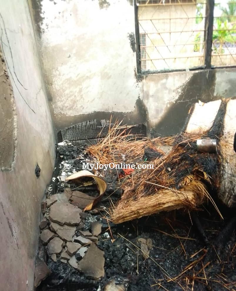 Fire destroys 6-bedroom house at Akyem-Tafo