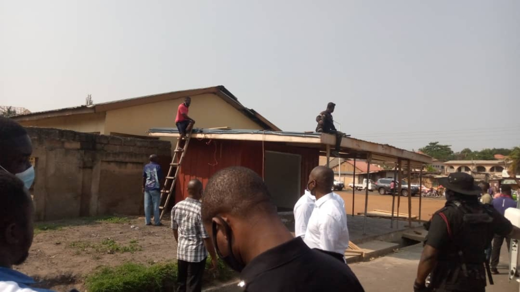 Greater Accra Regional Minister intensifies 'Make Accra work' campaign by demolishing illegal structures