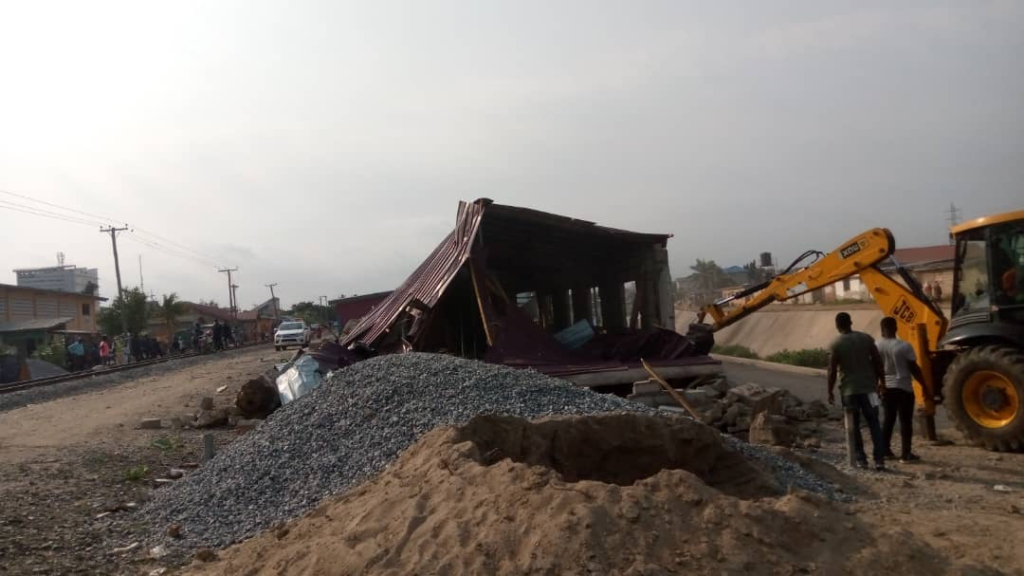 Greater Accra Regional Minister intensifies 'Make Accra work' campaign by demolishing illegal structures